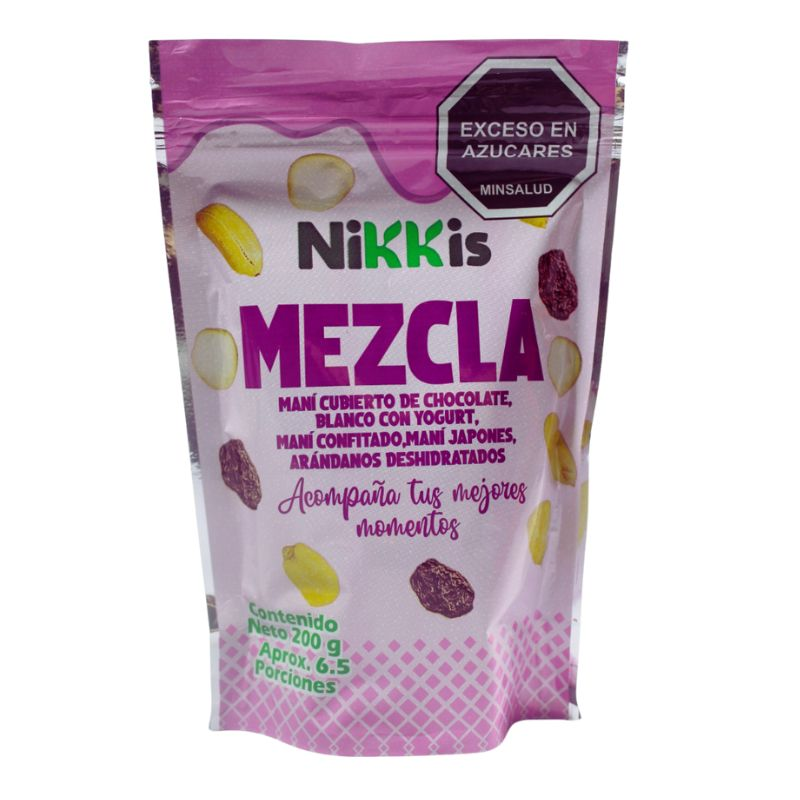 Mezcla Mani Sal Dulce Aranda Nikkis 200g