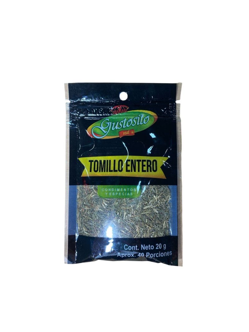 Tomillo Entero Gusto Real Zipper-20 Gr
