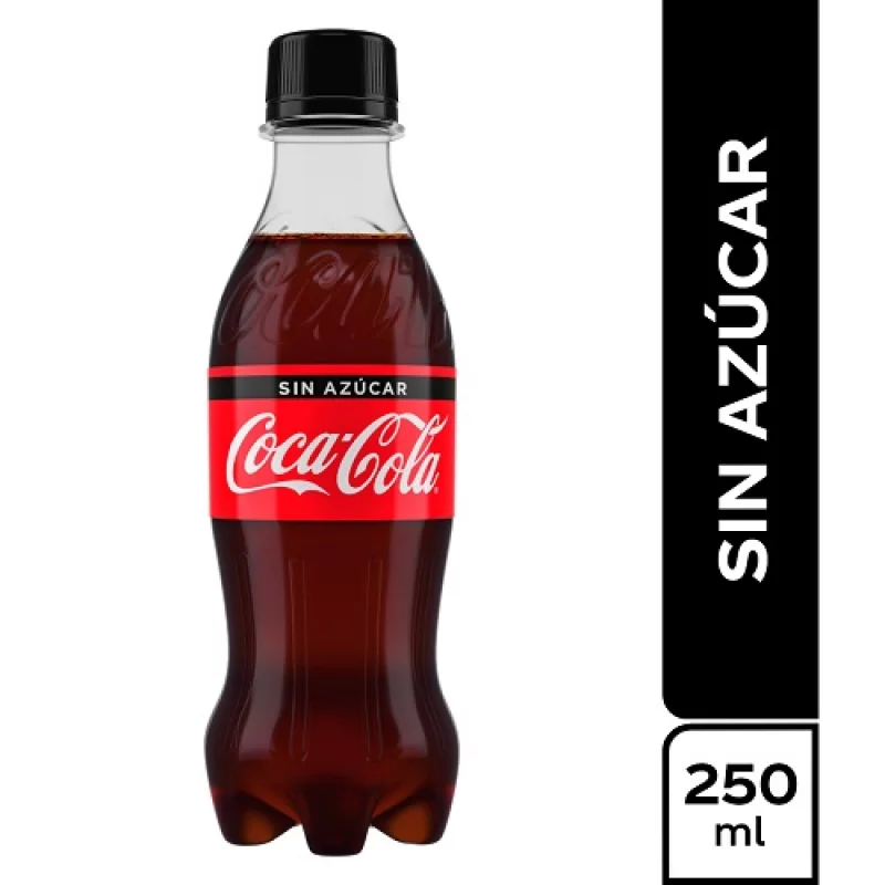 Gaseosa Cocacolax250ml Zero Pet