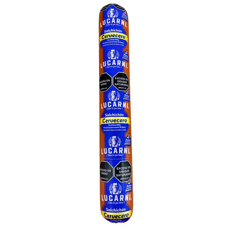 Salchichon Cervecero Lucarni X900gr