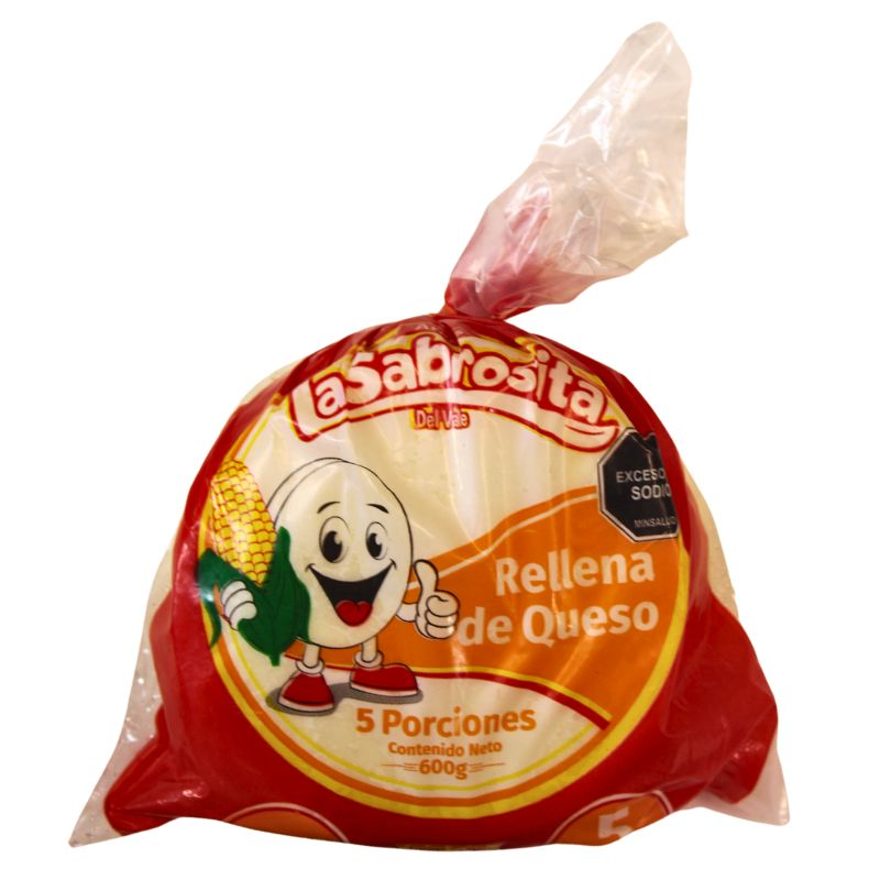 Arepa Sabrositax600gx5und Rellena Queso
