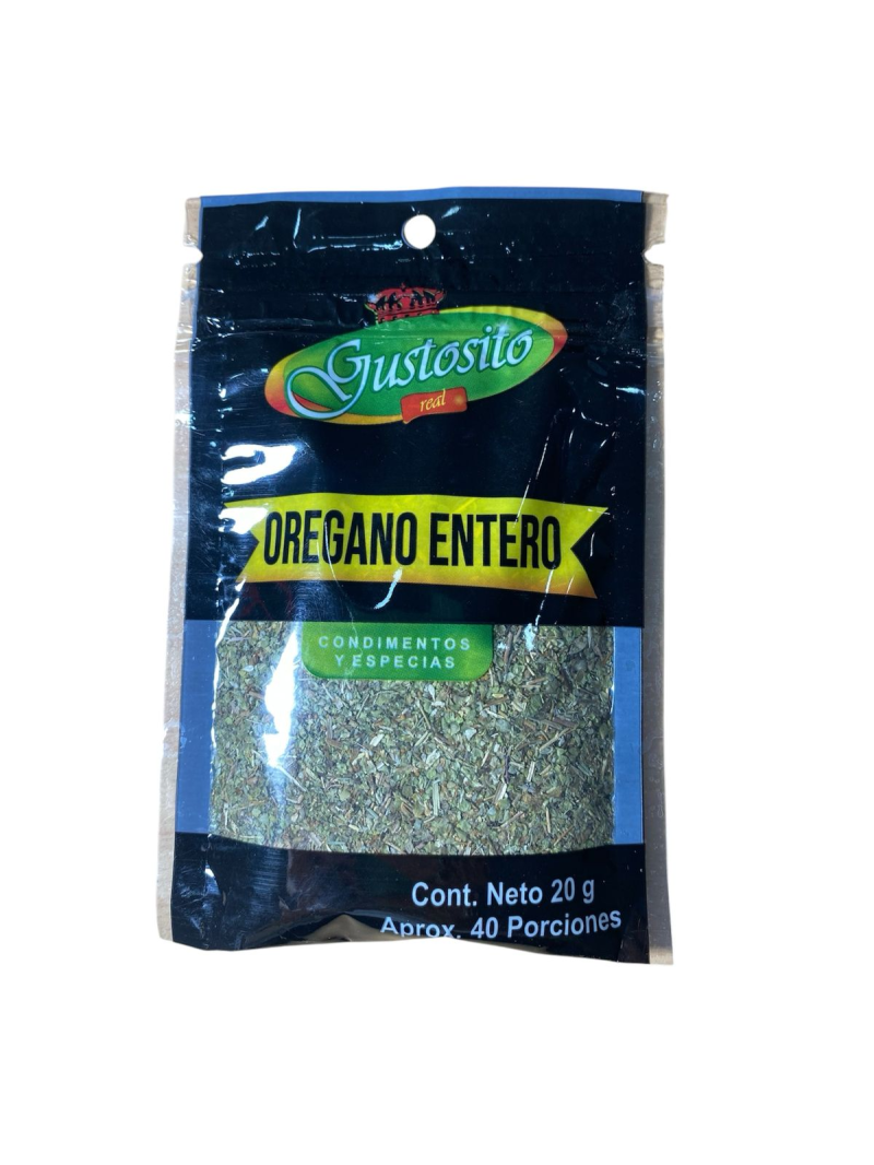 Oregano Entero Gustosito Real Zipper-20