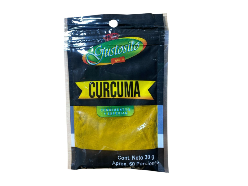 Curcuma Gustosito Real Zipper-30 Gramos