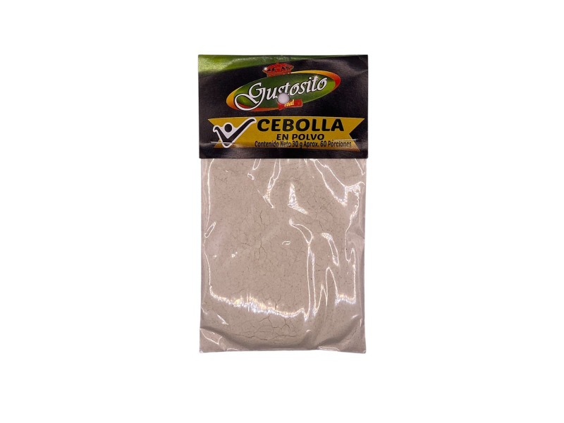 Cebolla Polvo Gustosito Real Zipper-30 G