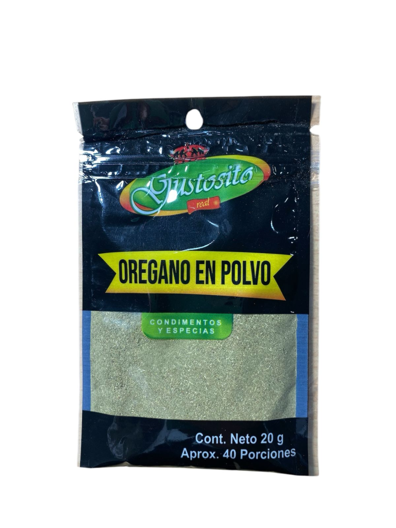 Oregano En Polvo Gusto Real Zipper-20 Gr
