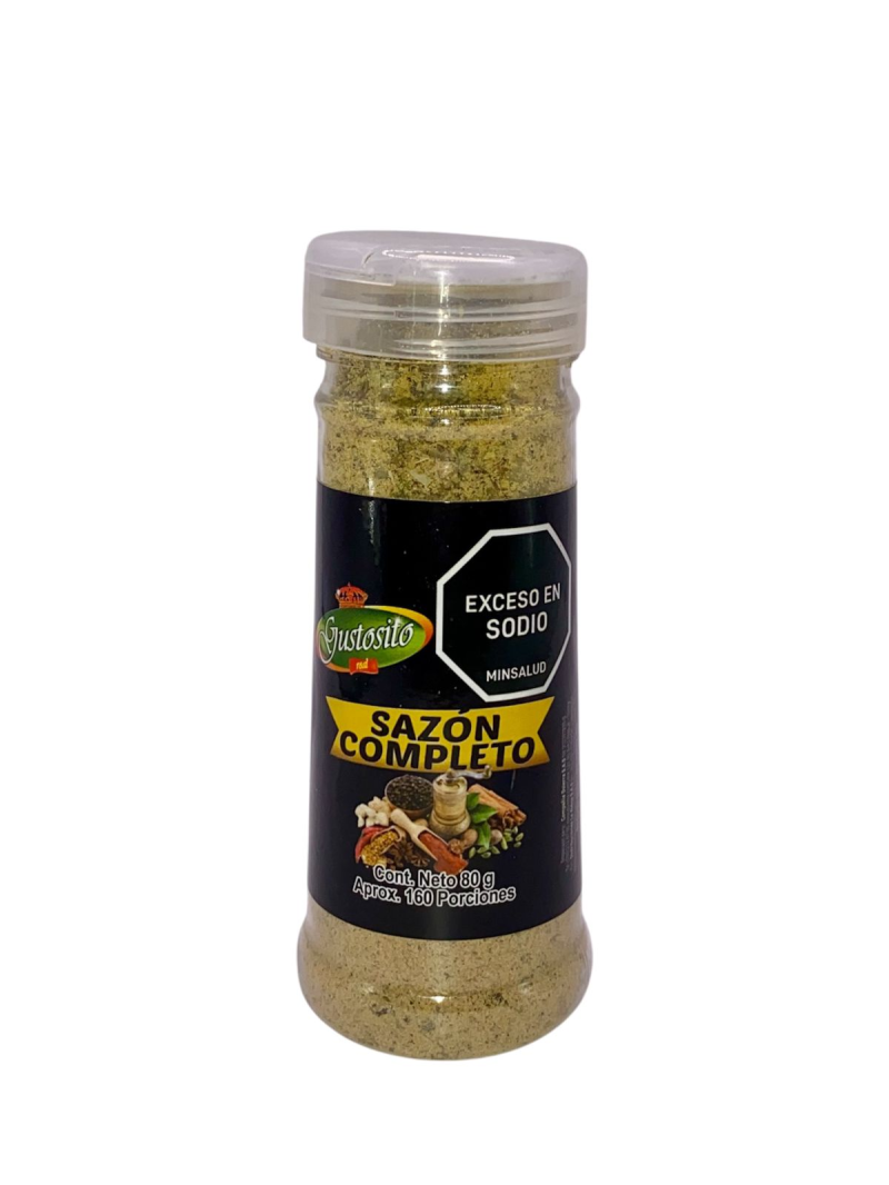 Sazon Completo Gustosito Pet-80 Gramos