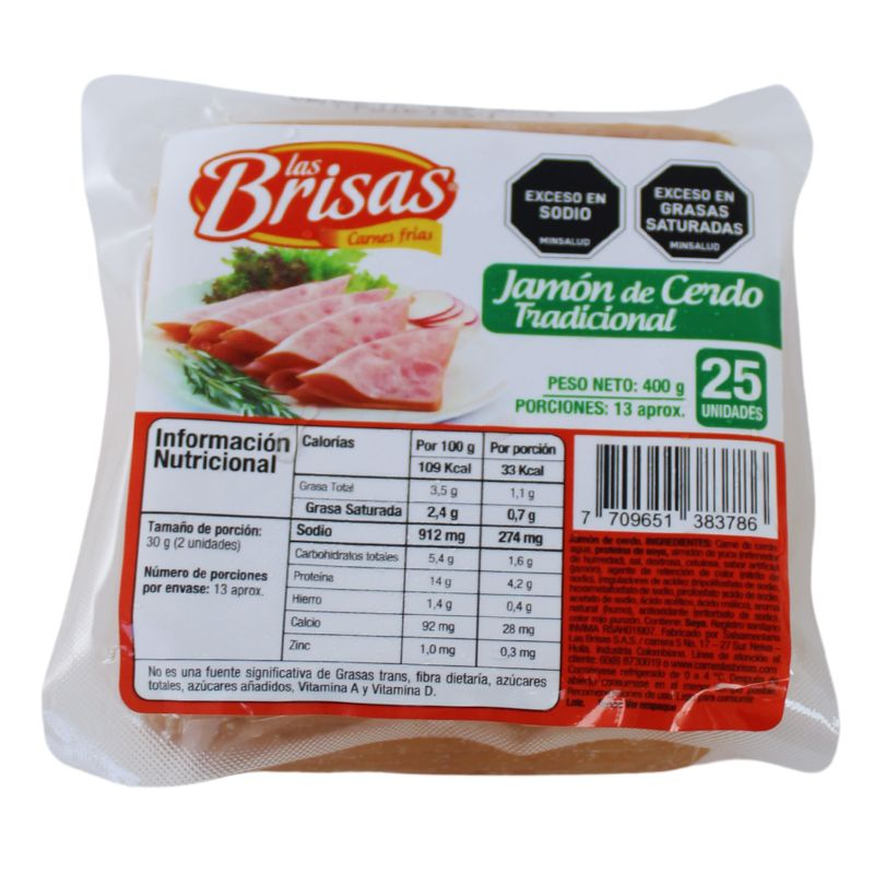 Jamon Las Brisasx400g Tradicional