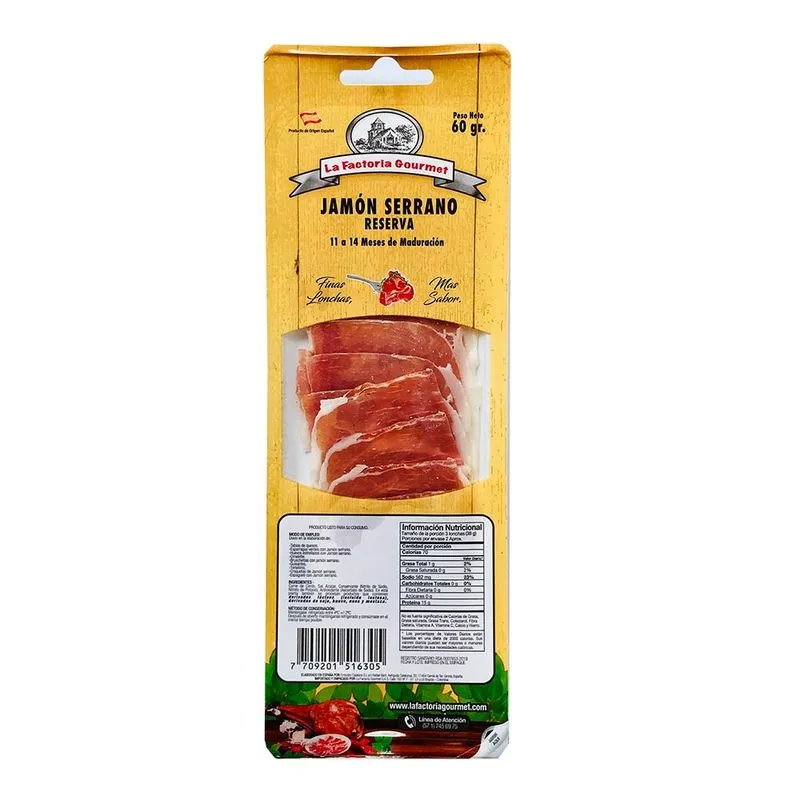Jamon Serrano Factoriax60g