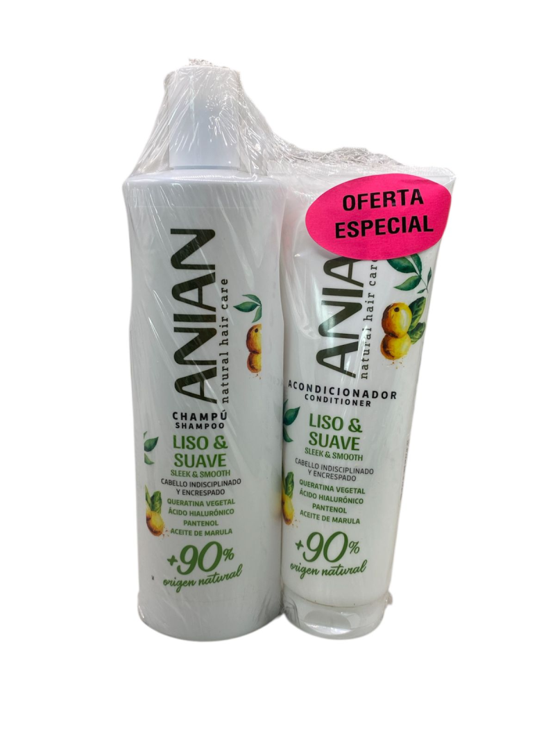 Oferta Shampo Liso+acond Anian X650ml