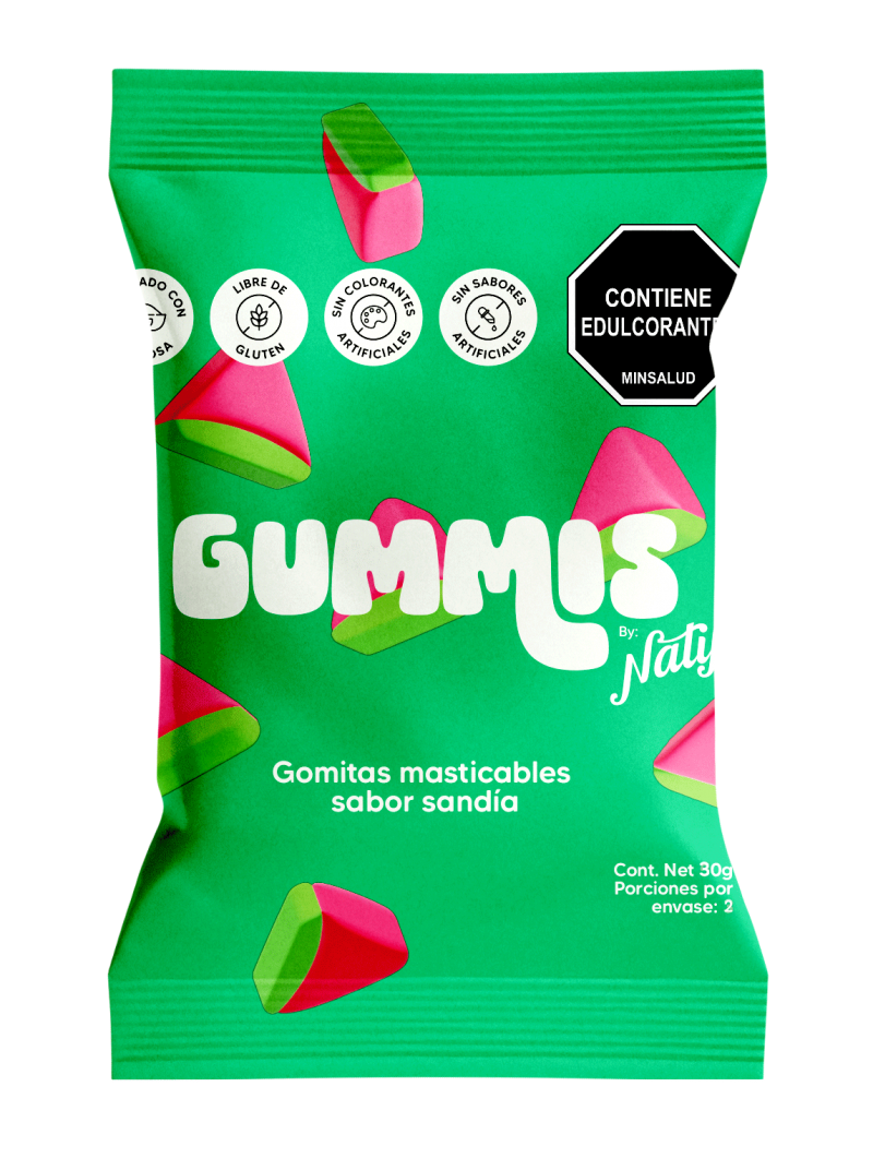 Gomita Gummis Sabor Sandia Natifx30g