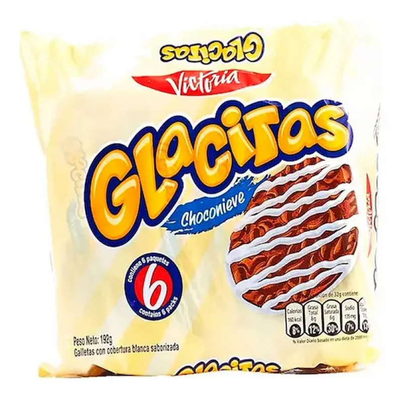 Galletas Choconieve Glacitas X6 Nd X30gr
