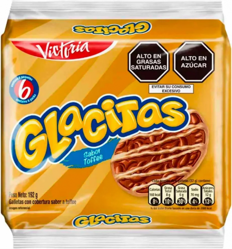 Galletas Toffee Glacitas X6und X30gr