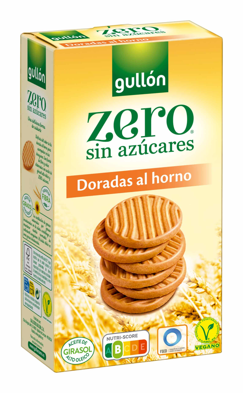 Galleta Gullon Dorada Al Horno Zero X330g