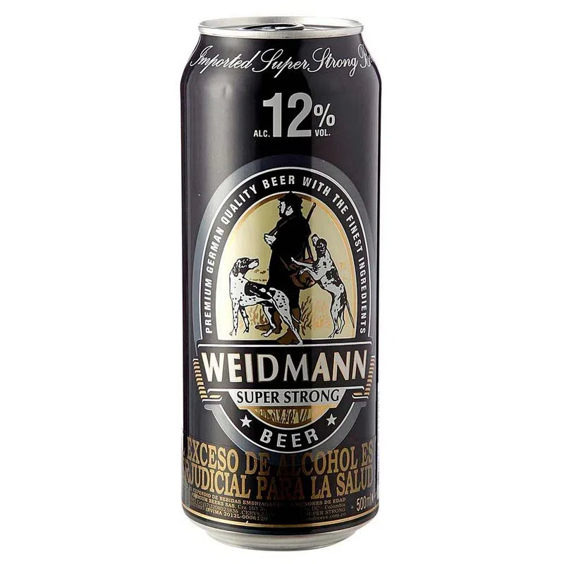 Cerveza Weidmann Super Strong Lata X500ml
