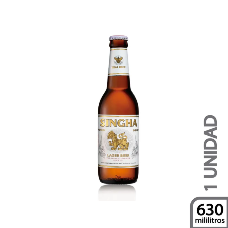 Cerveza Premium Lager Singhax630ml